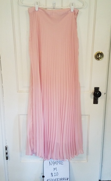 Nymphe brand pink maxi skirt - Picture 2 of 2